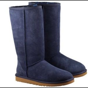 Navy Blue Tall Ugg Boots